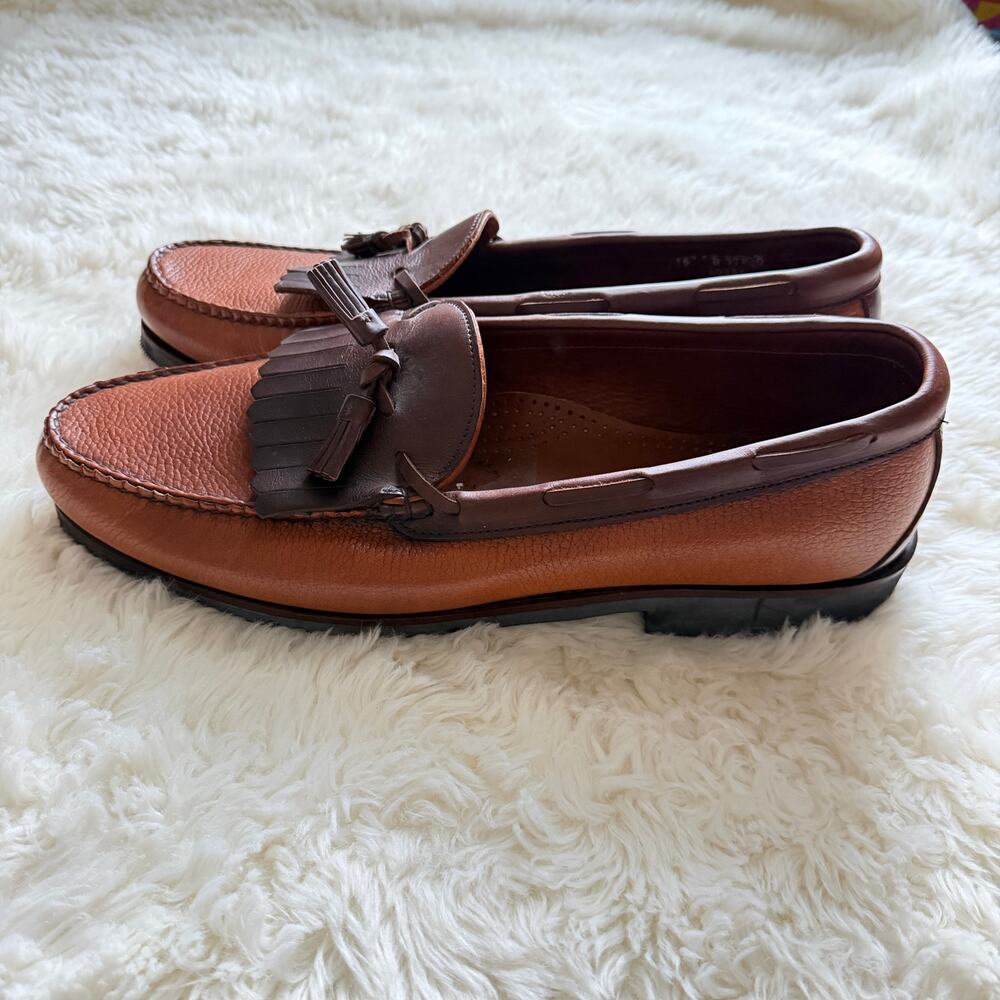 Allen Edmonds Nashua brown slip on loafers - Picture 6 of 6
